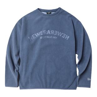 New Era官方授权正品纽亦华男女款双面摇粒绒保暖潮圆领时尚卫衣