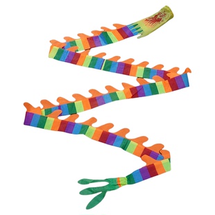 舞龙彩带健身甩甩龙幼儿园道具儿童广场彩带舞手耍龙空竹龙小学生