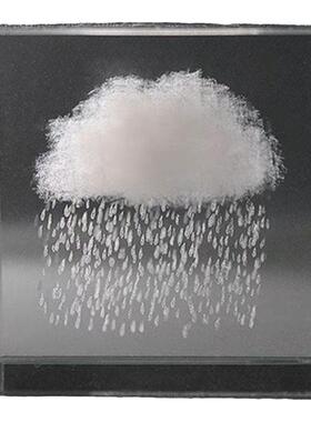 无聊了看看下雨的云治愈系小摆件