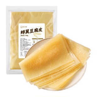 裕庆堂蝉翼豆腐皮干货头层油豆皮卷春卷五香响铃卷火锅食材100g*2