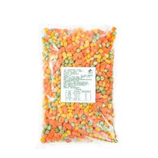 速冻什锦杂菜三色冷冻青豌豆胡萝卜甜玉米粒炒饭轻食混合沙拉蔬菜