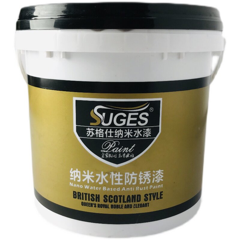 苏格仕水性净味防锈漆铁门栏杆漆