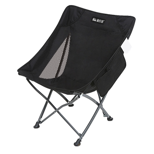 旅行家叠影月亮椅户外轻量化露营野餐折叠桌椅子秒开轻便野营凳子