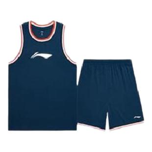 李宁儿童篮球服套装男童夏季新款大童背心短裤速干球衣训练运动服