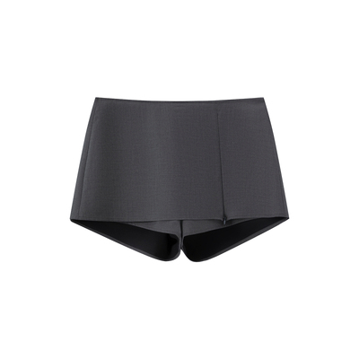 DIONYS*假两件开衩西装短裙裤