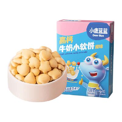 小鹿蓝蓝高钙小软饼混合口味