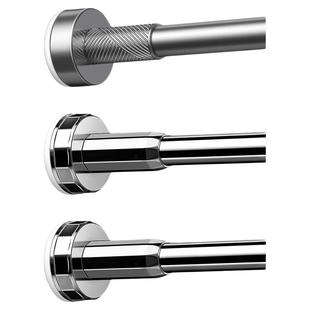 免打孔可伸缩晾衣杆一根不锈钢凉衣侧顶装阳台固定式窗台支架撑杆