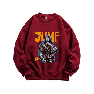 BLACKPINK应援服JENNY JUMP粉丝重磅纯棉卫衣韩系女团圆领男女装