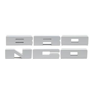 适用福特烈马改装中网发光英文标bronco烈马车标前脸日行灯装饰灯