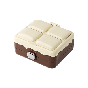 便携首饰收纳盒家用款多功能耳钉饰品盒项链手链手串镯子黄金收纳