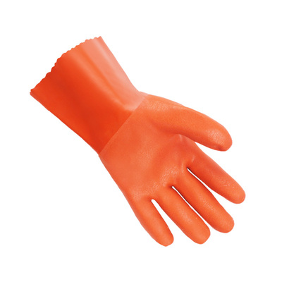 东亚耐油手套508防化耐油耐酸碱防滑防水加厚化工劳保工作手套