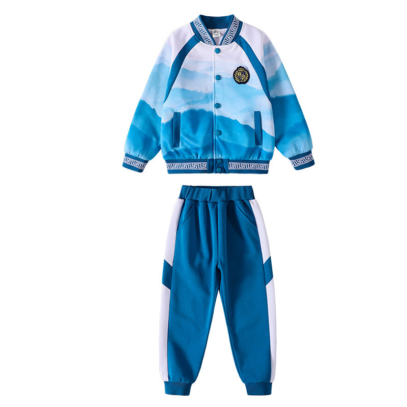 幼儿园园服春秋装中国风秋冬季运动会儿童班服夏装小学生校服套装