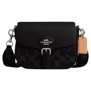 【国内现货】COACH/蔻驰Amelia女款马鞍包织物老花潮流单肩斜挎包