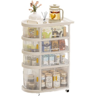 小推车边几可移动茶几置物架客厅沙发侧边柜床头零食收纳储物柜