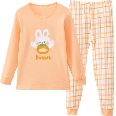 红豆儿童内衣套装纯棉宝宝