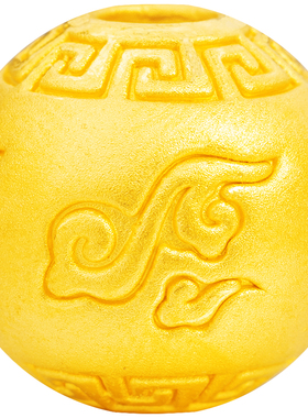 谁羽祥云福瑞转运珠足金