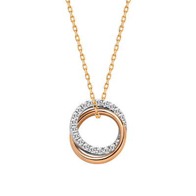 HELAS赫拉培育钻9K金手链项链