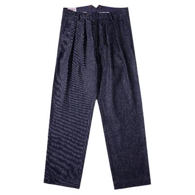 高腰宽松阔腿丹宁牛仔裤