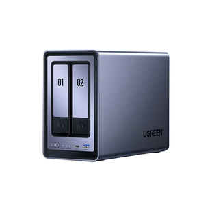 绿联nas私有云DXP2800 双盘位NAS网络存储个人云家庭硬盘服务器AI相册文件同步手机平板扩容适用iPhone15