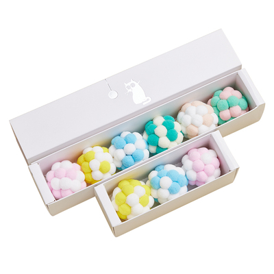 猫玩具毛绒铃铛球自嗨解闷逗猫棒