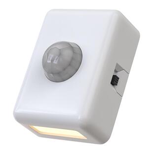 家用人体感应小夜灯楼梯走廊过道光控地脚灯夜间起夜插电式免布线