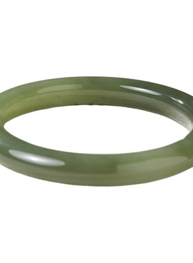 RJF【依翠】和田玉湖水绿手镯+深湖水+美人条+细条镯