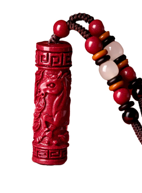 【诸事顺利】朱砂嘎乌盒生肖吊坠