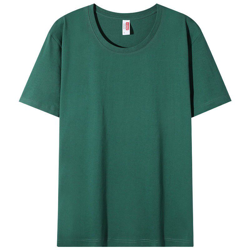 纯棉短袖定制logo男女夏季工作服