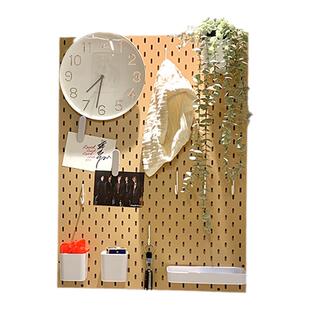 金属洞洞板收纳适家居上墙置物架家政厨房柜子书桌免打孔配件定制