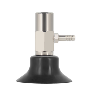 工业机械手真空吸盘侧进气金具PAT-06/20/30/40/50黑白吸盘包邮