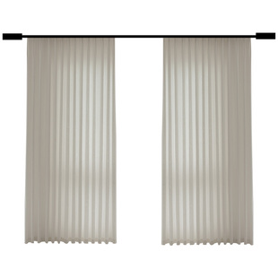 扶风纱透光不透人窗帘纱帘2025新款客厅轻奢阳台高级感雪尼尔纱布