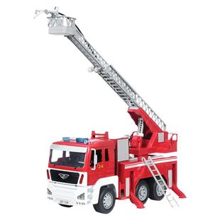 北美Driven消防车喷水1 18儿童仿真玩具车滑行工程车男孩生日礼物