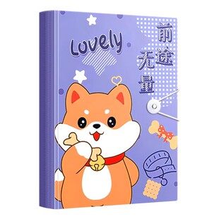 文件夹A4资料册小学生专用奖状收集册试卷收纳袋透明插页活页产检乐谱夹卡通多层加厚装卷子学习办公整理神器