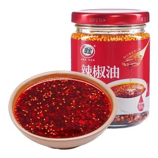 翠宏辣椒油200g薄盐正宗四川红油辣子香辣凉拌菜拌面拌饭调味油