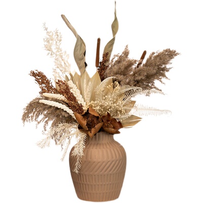 北花西舍干花花瓶套餐样板间摆件