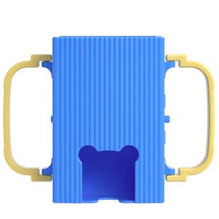 mdb宝宝牛奶果泥盒防挤压装饮料杯架儿童喝酸奶辅助神器杯托餐具