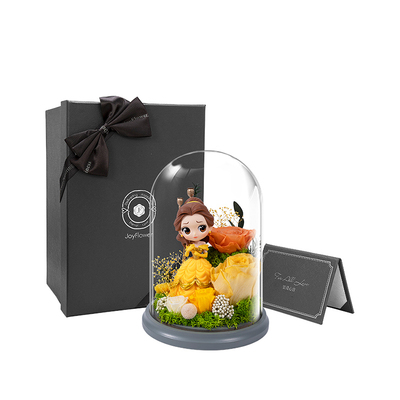 迪士尼公主永生花玫瑰礼盒