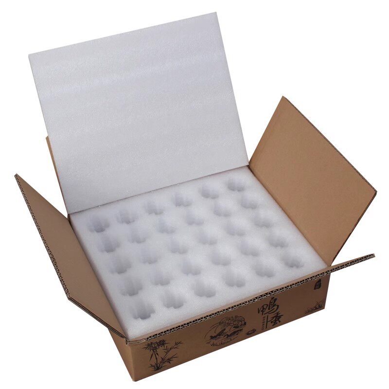 珍珠棉鸭蛋托30/60枚防震抗摔装咸鸭蛋海鸭蛋皮蛋快递专用打包
