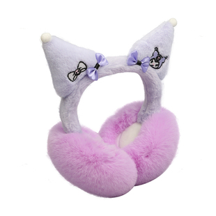 保暖耳罩冬天女童学生可爱加绒加厚折叠耳捂耳包耳暖女生防寒耳套