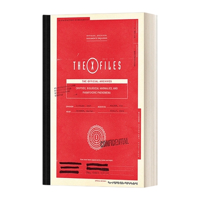 英文原版 The X-Files The Official Archives X档案案件卷宗 剧集设定 精装 英文版 进口英语原版书籍