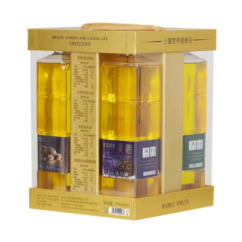 美临四合一食用油礼盒装900ml*4