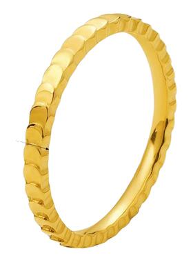 MAGICBOXACC复古金色鱼鳞戒指