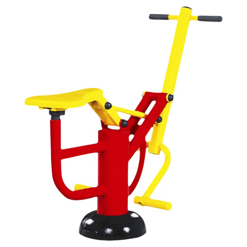 沃尔克厂家直销单柱健骑器广场公园小区体育运动用品室外健身器材