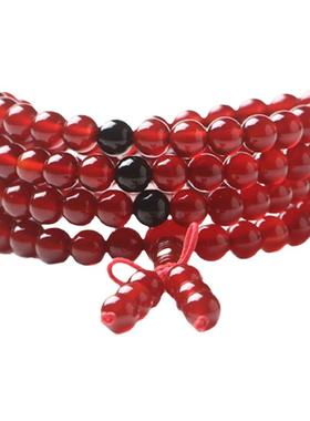 精品6mm红玛瑙手串男女士款