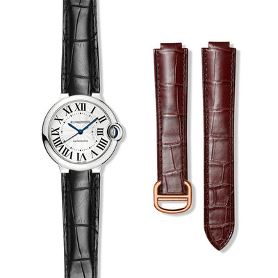 蓝气球鳄鱼皮手表表带