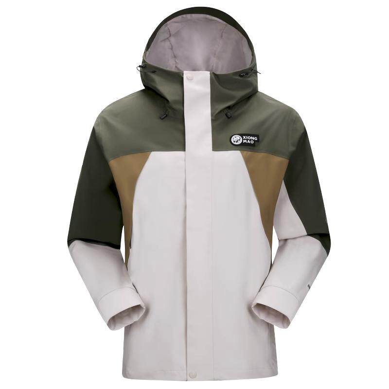 熊猫【雨境】山系单层冲锋衣男女同款防风防水户外三防2026秋冬