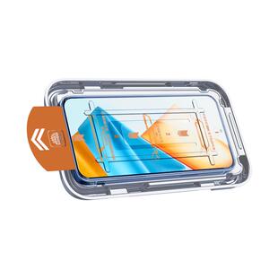 适用荣耀90GT钢化膜无尘仓防摔honor90gt手机膜高清玻璃防窥90gt除尘贴膜神器防摔honor全屏全覆盖除尘盒新款