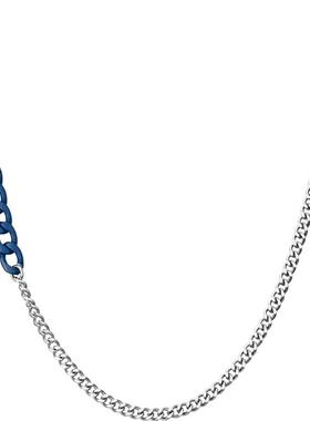 cco情侣小众设计钛钢简约古巴链