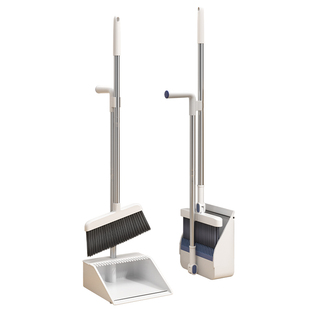 扫把套装家用扫帚簸箕扫地笤帚组合装软毛可折叠加厚耐用不沾头发