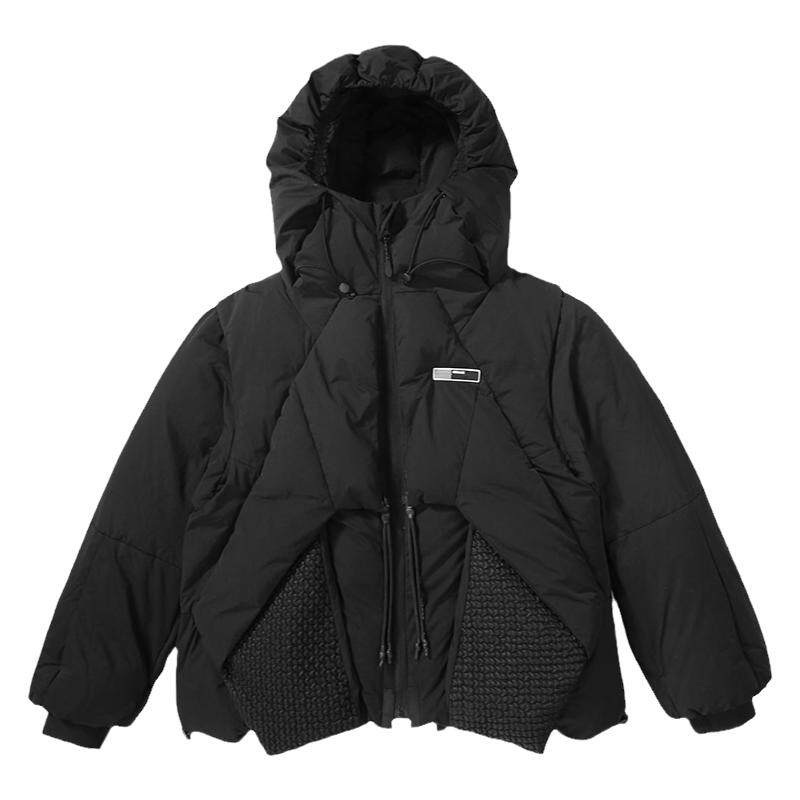 新款冬季保暖连帽羽绒服